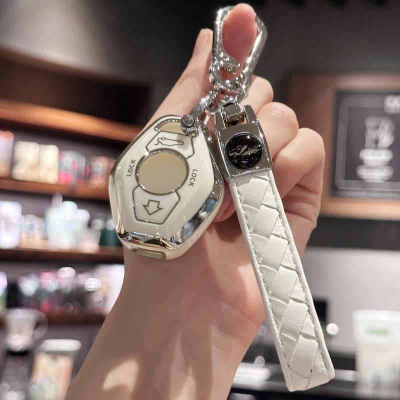 

Чехол для автомобильного ключа, держатель для ключей с брелком для BMW 3 5 7 серии M3 M5 M6 X3 X5 Z3 Z4 Z8 белый