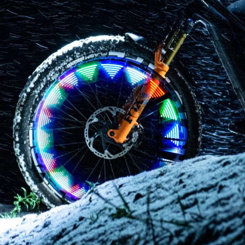 Solar Powered LED Bicycle Light Windmill Style Hub Lamp for E Bike Riding Eco Friendly Durable Night Safety Gear
