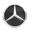 Calandre avant 3D Miroir Étoile Emblème Logo Noir Brillant et Argent Chrome Pour Mercedes Benz Classe E W213 2016-2020 E200 E2