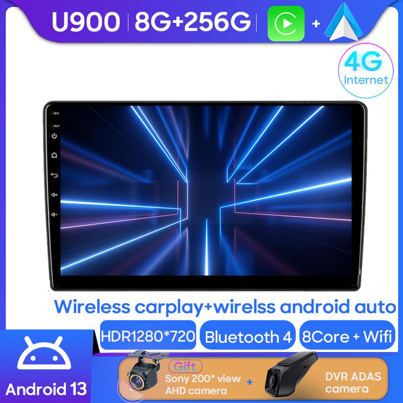 Android Multimedia For Ford Transit 350 2020 - 2021 Car Stereo CPU Radio QLED Player Navigation Carplay Auto HDR  Cam Dash WIFI