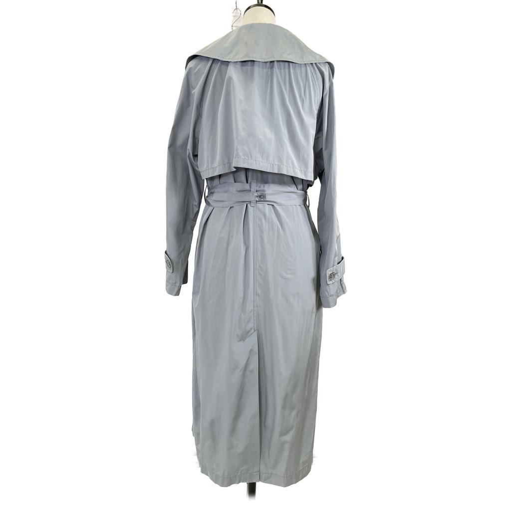 MACPHEE Light Blue Cotton Polyester Weather Trench Coat Coat 36 Light blueUsed