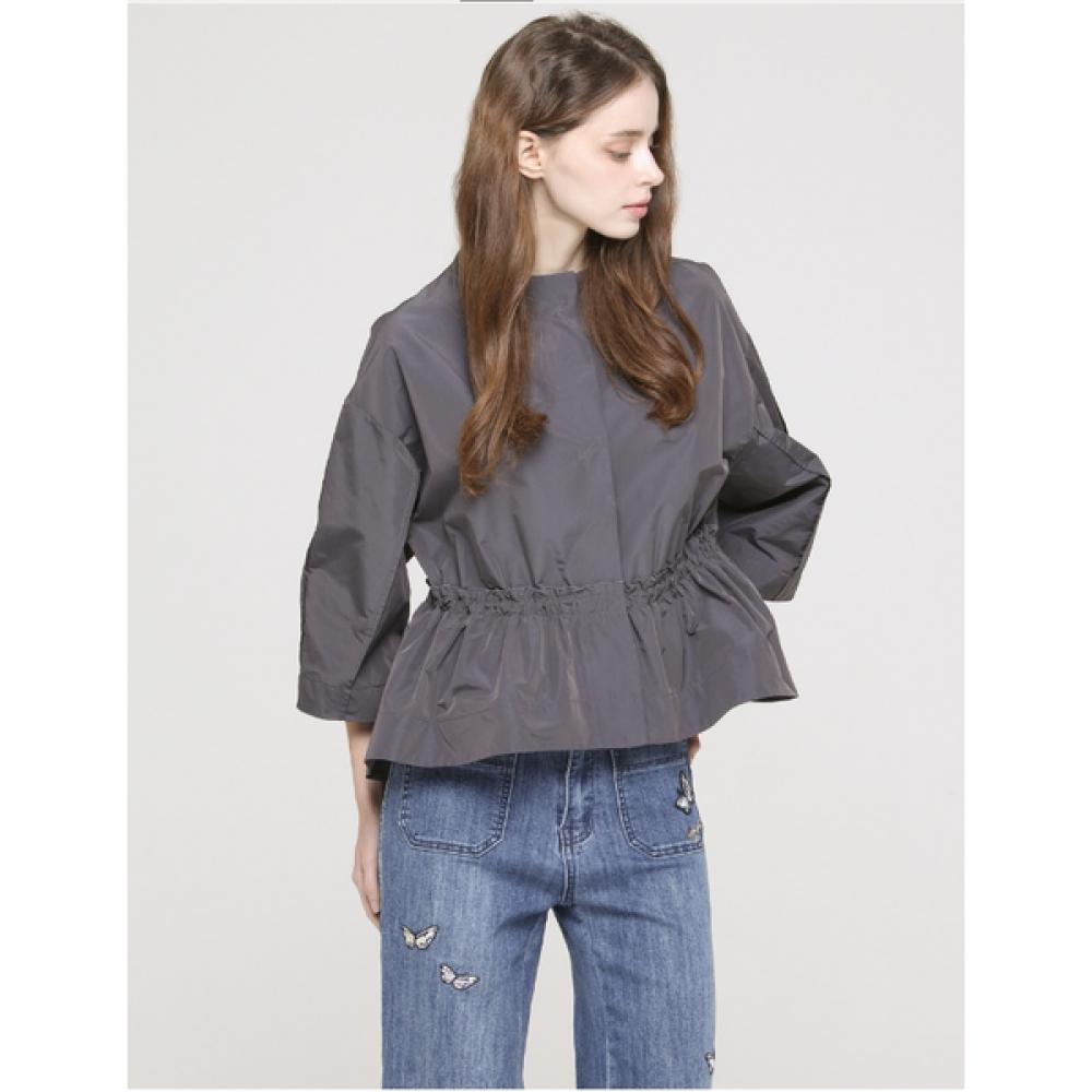 Son Jung Wan Shirring Flare Jacket Zjk6363020