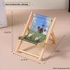 Creative Folding Beach Chair Phone Holder - Cute, Small Furniture and Photo Prop Ornament