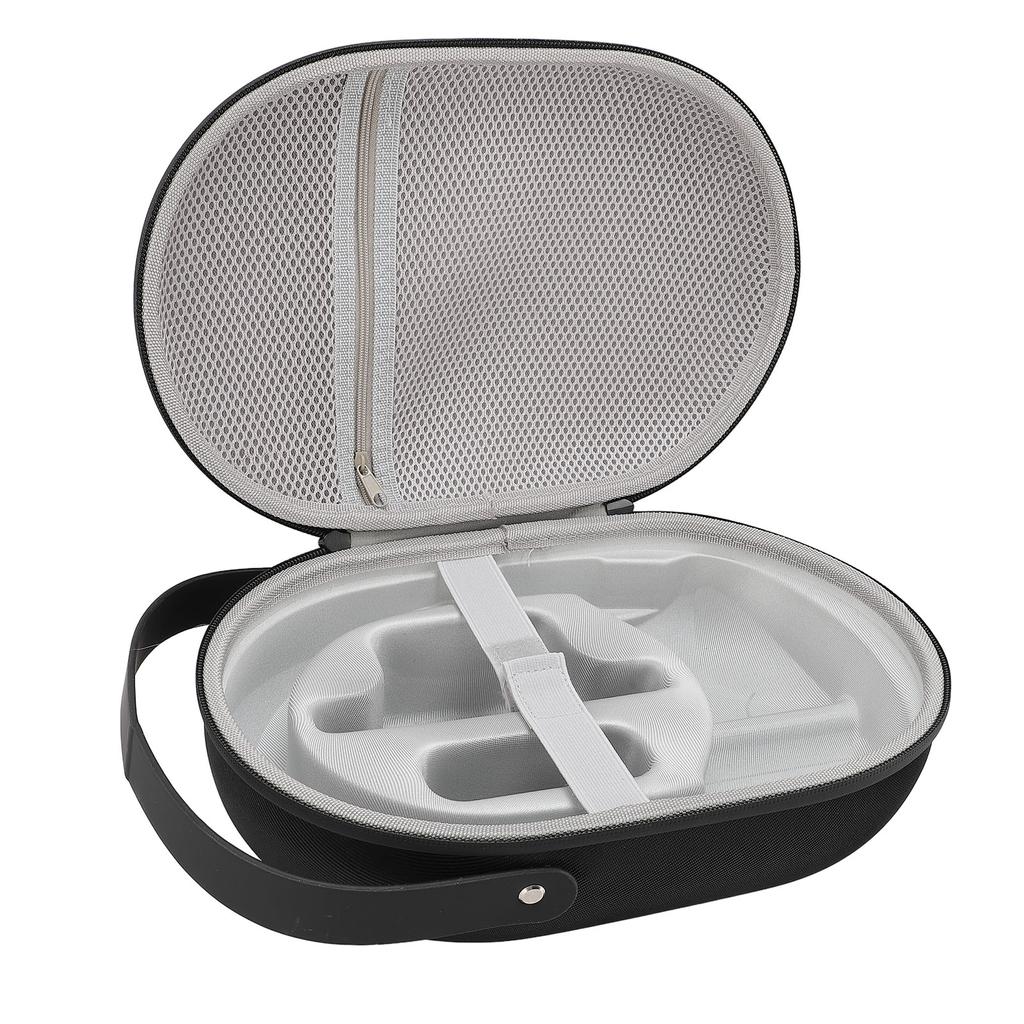 Carrying Case for Vision Pro EVA Water Resistant Shockproof Portable VR Headset Organizer Bag for Tr