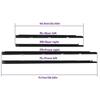 4Pcs Front/Rear Weatherstrip Seal Belt For Acura TSX 2009-2014 Side Door Window Outside Moulding Sealing Belt Trim 72410-TL0-003