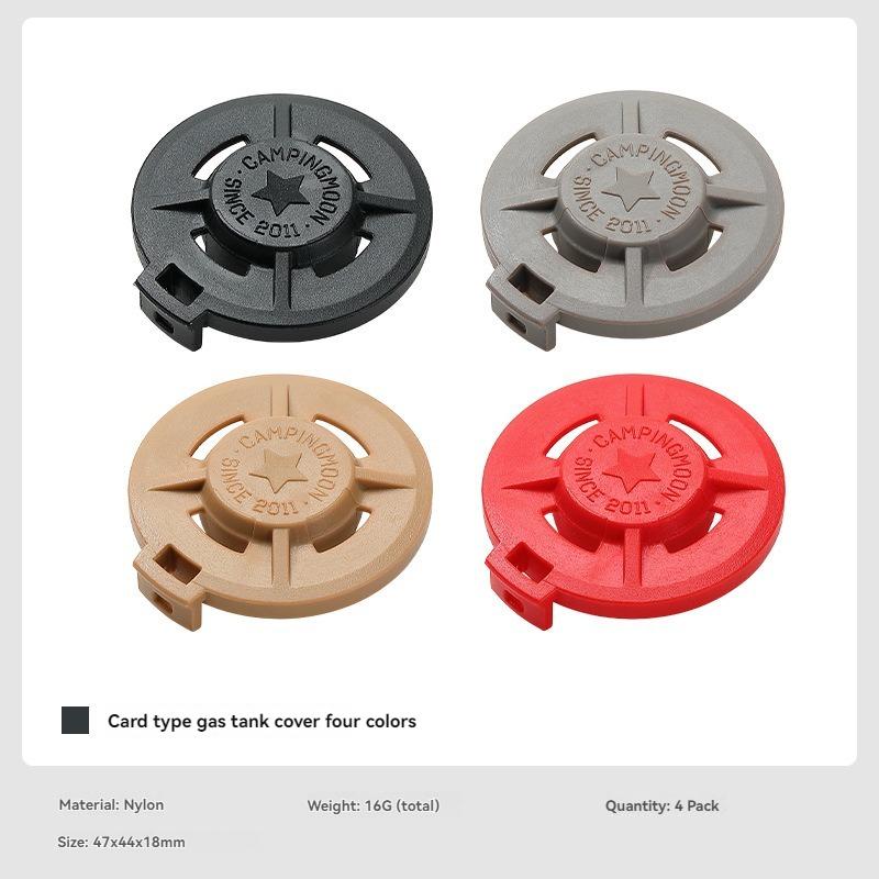 CAMPINGMOON Four-color Long Gas Tank Protective Cover Outdoor CB Tank Cassette Gas Tank Dust Cover Leak-proof Protective Cover