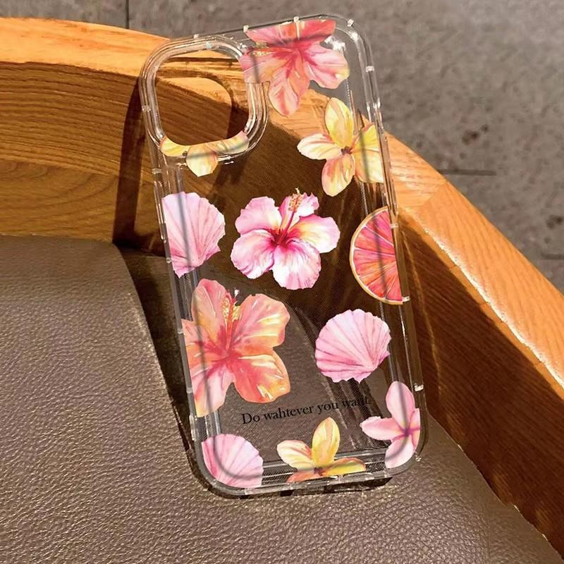 Elegant Tulip Floral Blossom Design Coque Phone Case for iPhone 17 Air 16 16e 15 13 12 11 ProMax Pro Plus Anti-Scratch Cover