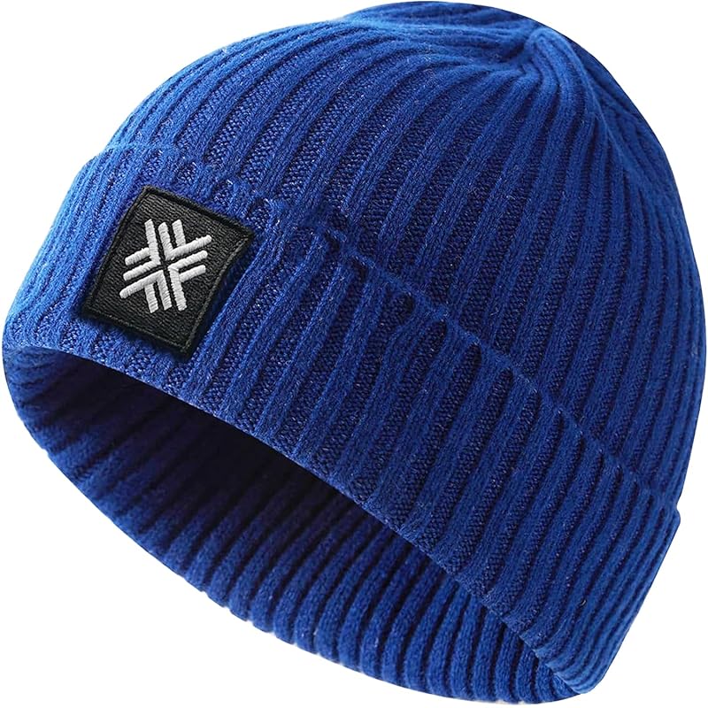

[FIRN] Fillun knit hat beanie knit cap watch cap Cold protection autumn winter outdoor skiing snowboarding knit square logo hat Windproof
