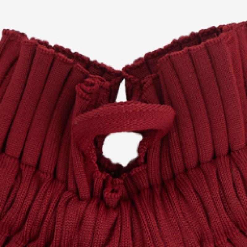 Pleatsmama Backpack Burgundy Newbow