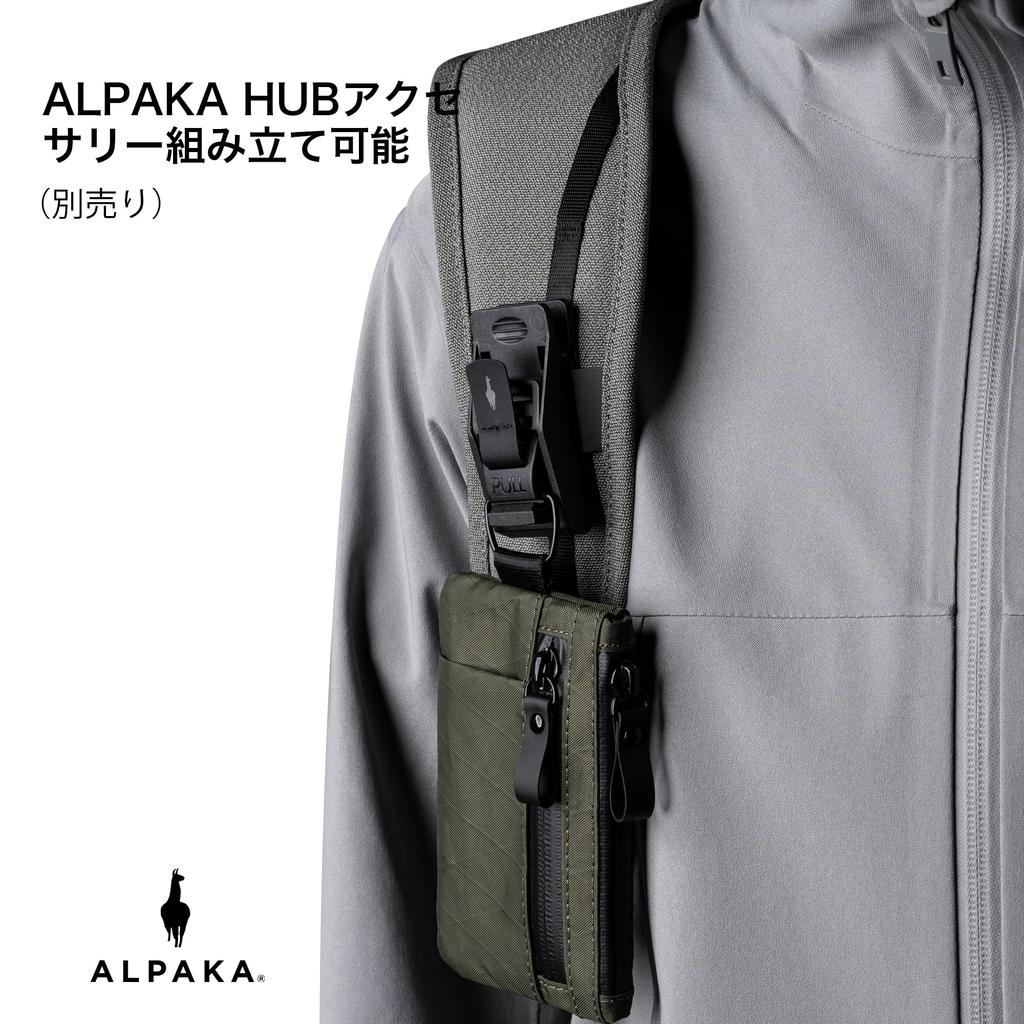 ALPAKA Zip Pouch Pro RFID Compact Wallet with External Coin Card YKK Gift Anti-Skimming, Minimalist, Slim, Men's Slots, Purse, Slots, Water-Repellent,