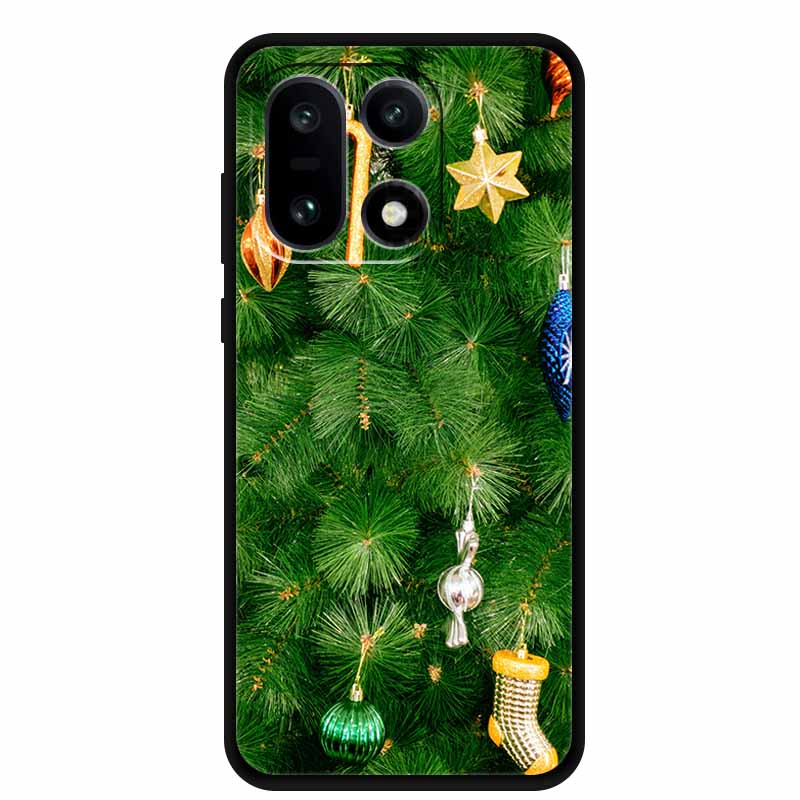 Christmas Phone Case For OnePlus 15 PLK110 Soft Silicone Christmas Tree Cover for OPPO OnePlus 1+ 15 Santa Claus Protective Case