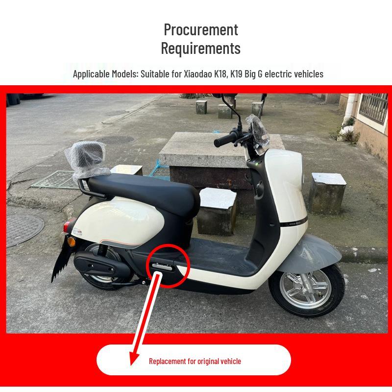Foldable Foot Pedal for Big G/K18/K19 Small Knife Electric Bike