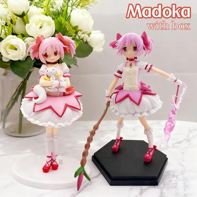 Magical Anime Figure Kaname Madoka Action Kawaii Akemi Homura Figurine Loli Collection Model Toy Gift PMMM Girl Cute Poseable Articulated Scale
