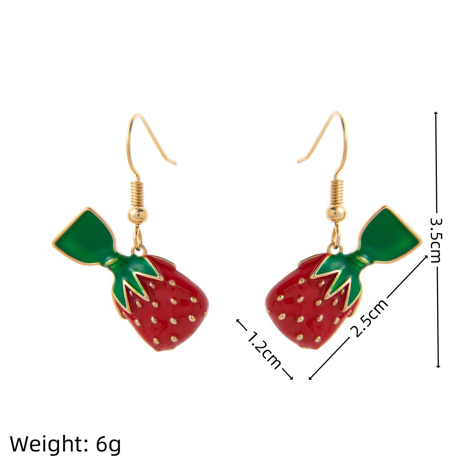 Autumn Cute Fruit Dessert Earrings – Gold-Plated, Europe Fashion Trends