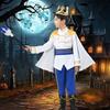 Formemory Halloween Cosplay Prince Costume for Boys, Includes Wand, Cape, and Crown, Perfect for Parties, Stage Performances, Recitals, Cultural