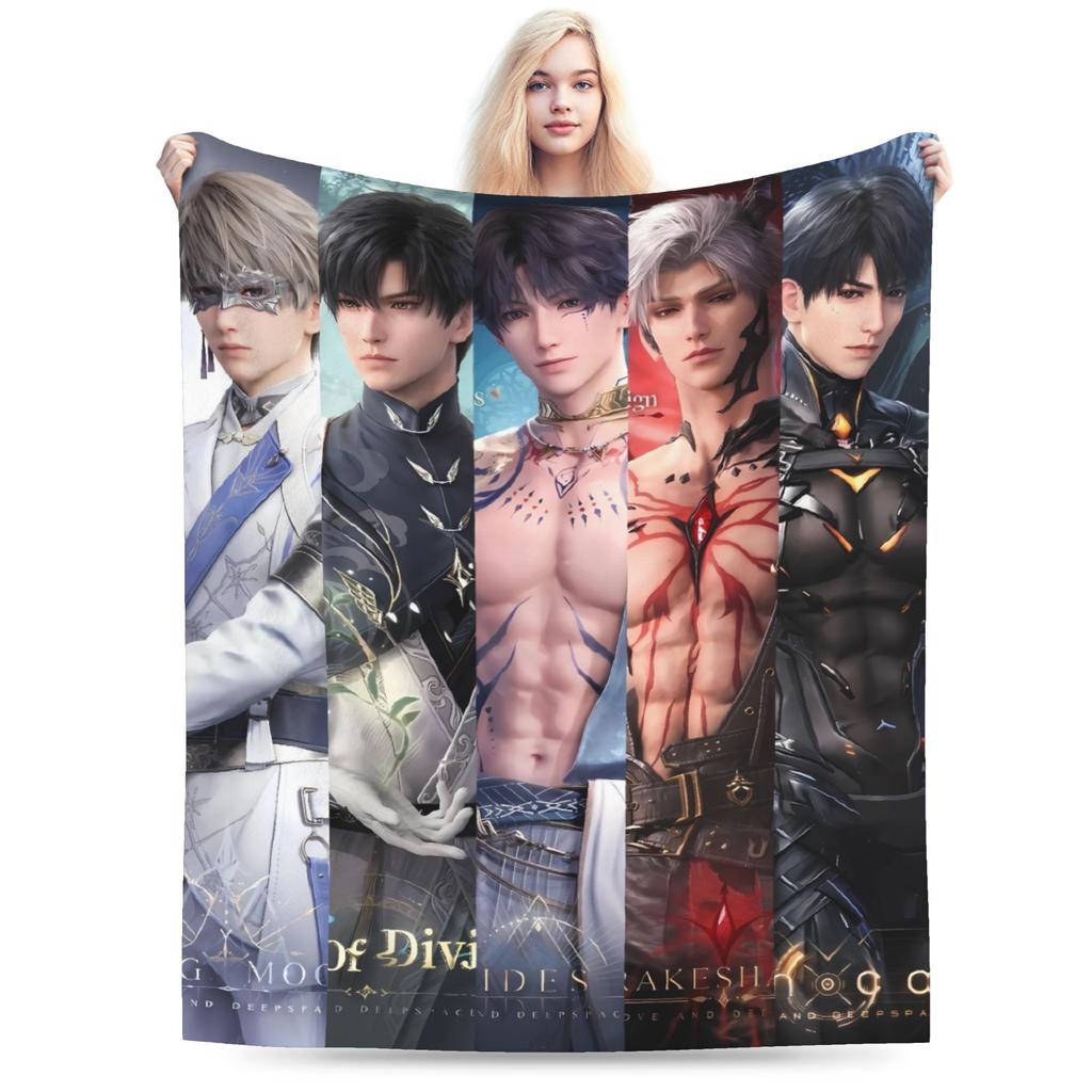 Game Love and Deepspace Sylu Blankets Quality Warm Soft Throw Blanket Winter Decorative Bedroom Print Bedspread