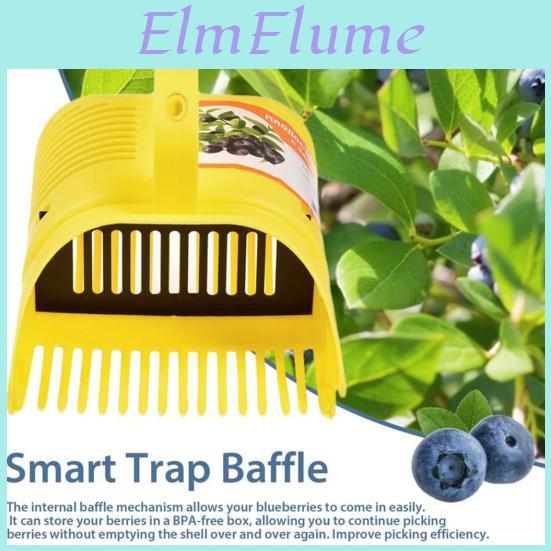 Rakes Berry Picker Picker Blueberry With Comb Teeth Lightweight Portable Ergonomic Handle Large Capacity Harvest Season Garden Tool