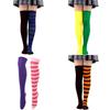Colorful Over-the-knee Women's Socks For Parties And Holidays Friction-resistant Polyester Blend