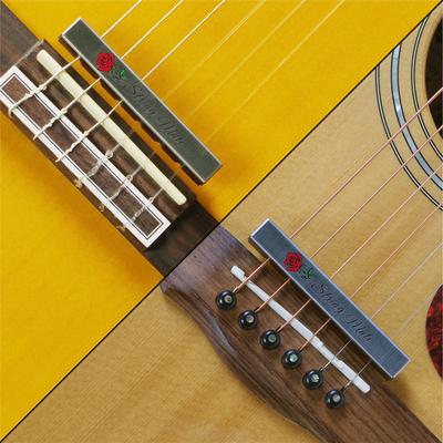 Guitar String Mute Dampener and 6 PCS Celluloid Guitar Pick, 6 String Acoustic Classical Guitar Sound Absorbing Cushion