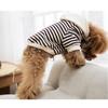 Eltern-Kind-Baumwollstreifen Französische Bulldogge Hunde-Hoodie Haustierkleidung Kleiner Hund Haustierkleidung Chihuahua-Kostüm Mopskleidung Yorkshir