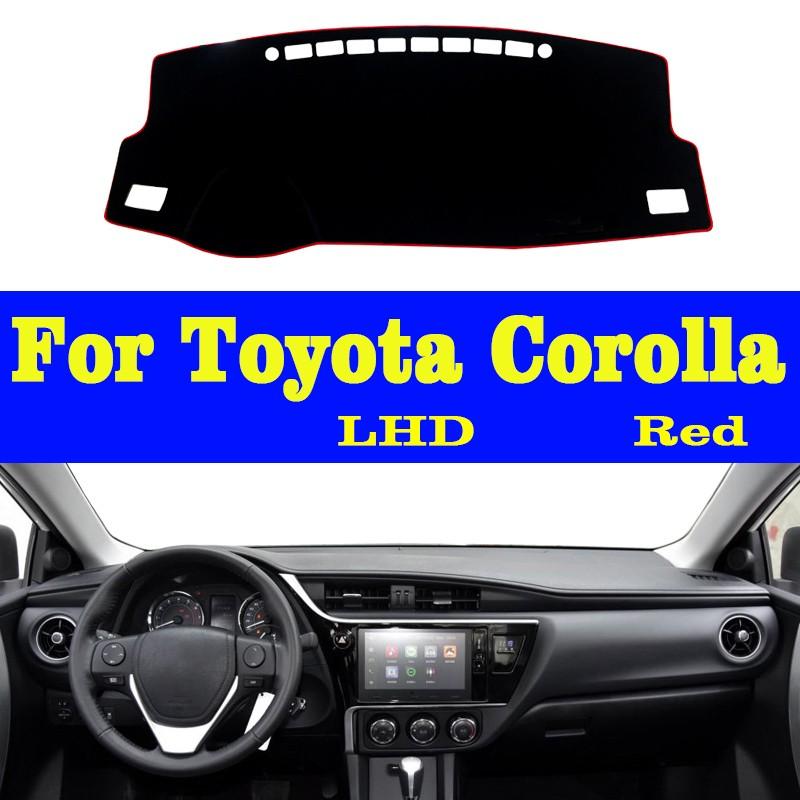 For Toyota Corolla E140 E150 E160 E170 E180 E210 2006~2026 E 210 Hybrid Car Dashboard Sun Shade Anti-UV Non-slip Mat Accessories