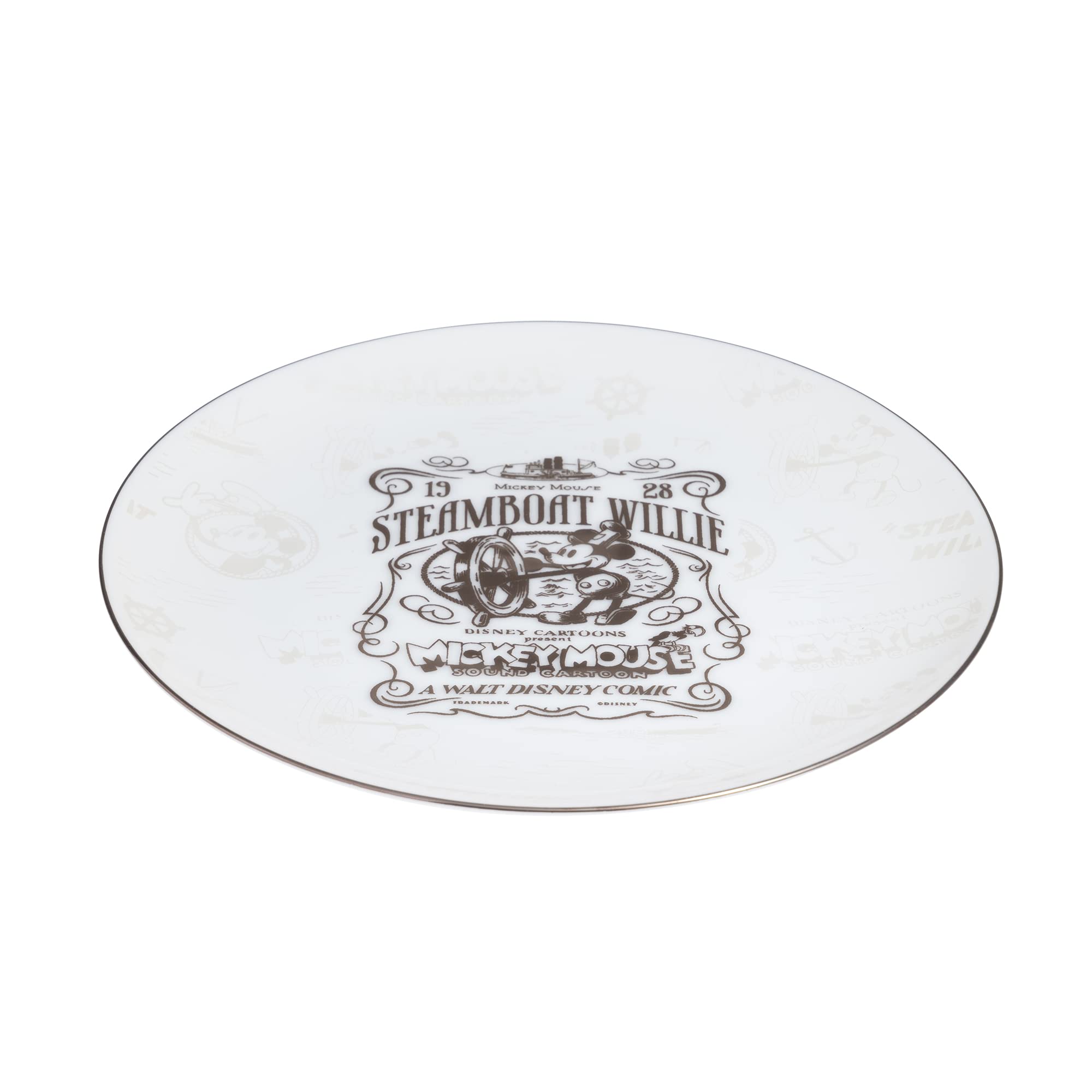 

Maebata Disney VAULT MOMENTS Made in 52898 Plate, Japan, 19.8cm, белый