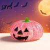 Hand Therapy Toys Halloween Glitter Pumpkin Stress Ball, Head Squeeze Toy for Tension Relieving Relief, Creepy Fidget Party Favors