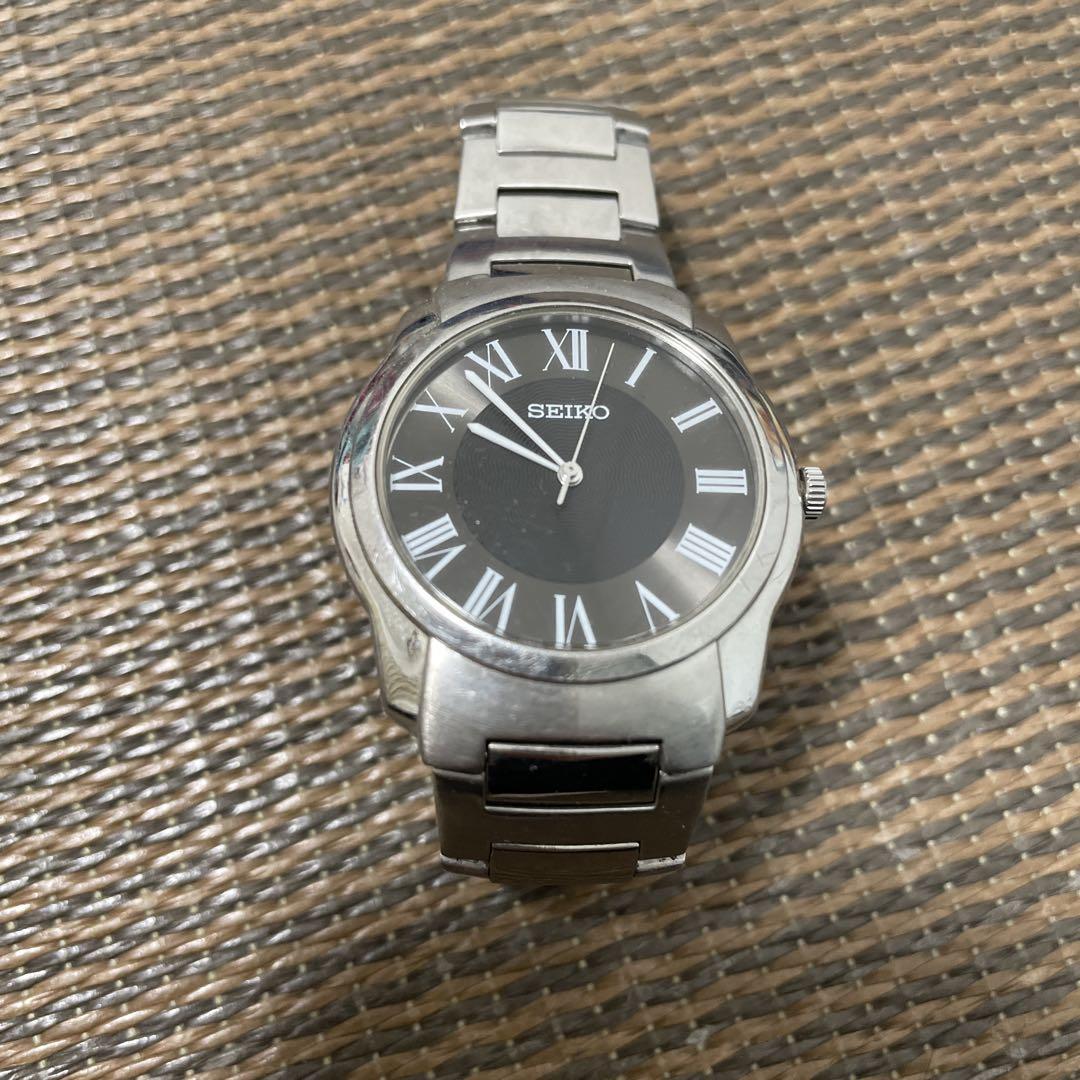 

[USED] SEIKO Quartz Watch Black Limited Time Discount