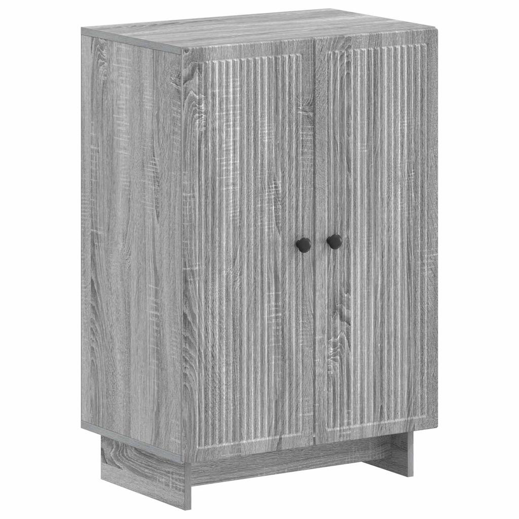 Shoe Cabinet EDE 59.5 x 39.5 x 90 cm Engineered Wood Sonoma Grey