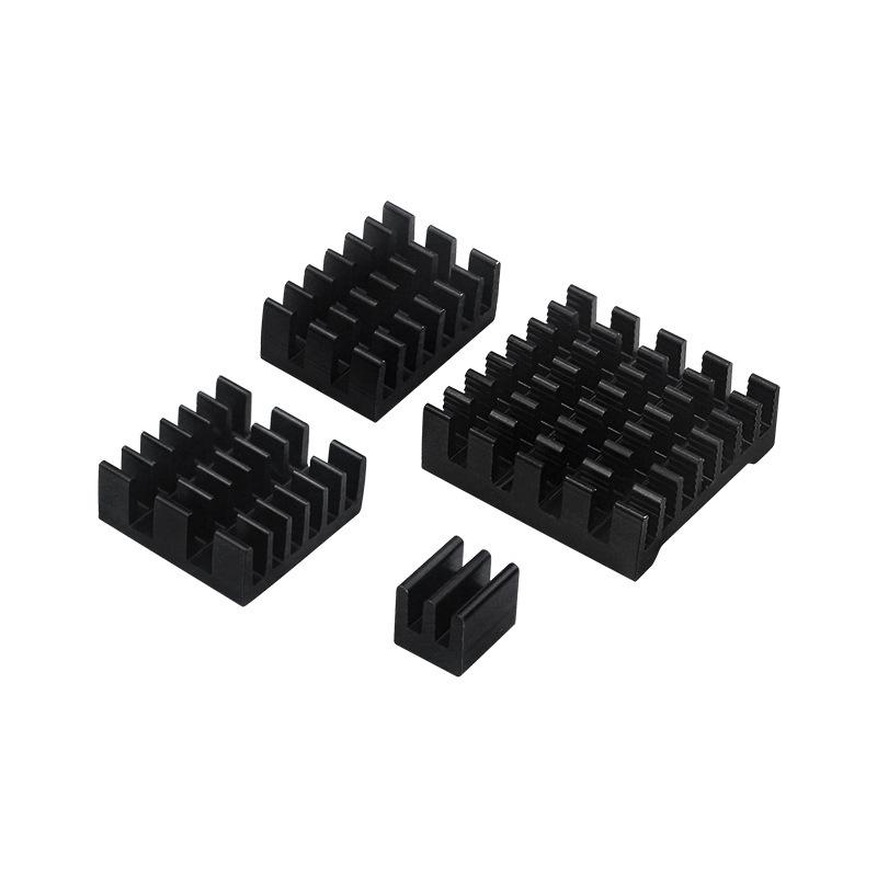 Raspberry Pi 5 Aluminum Heatsink with Thermal Paste for Efficient Cooling