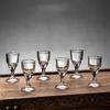 10ml 6pcs/12pcs Set Baijiu Glass Classic High Footed Wine Glass Liquor Goblet Transparent Wine Utensils Luxury Bullet Cup Gifts