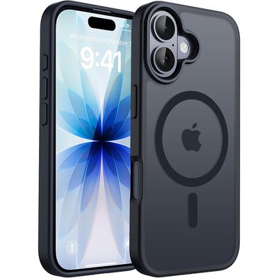 Magnetische Hülle für Magsafe iPhone 17 Pro Max Air 16E 16 E 15 Plus 14 13 Mini 12 11 SE 2022 2020 8 iPhone17 17Pro Mag Safe Matte Handyhülle Zubehör