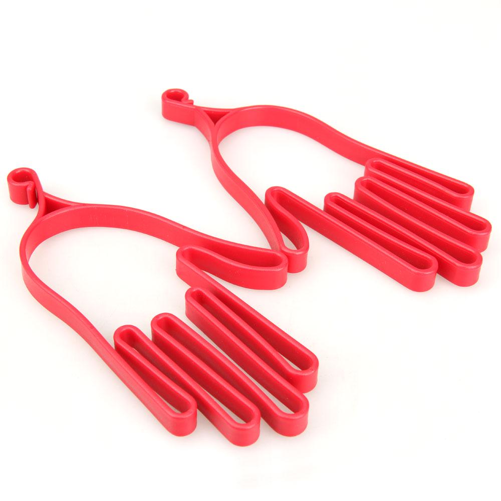 

5 # 1 Paar Robuste Outdoor-Sport rot Kunststoff Golf Handschuhe Halter Rack Bahre