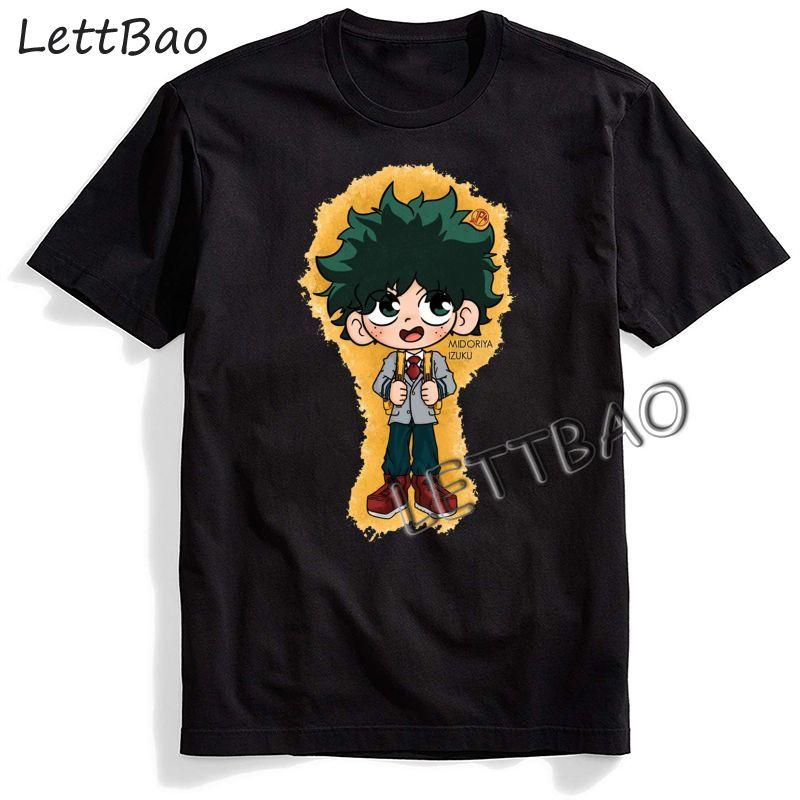 Fashion Harajuku Anime My Hero Academia Tshirt Men T Shirts Hip Hop Streetwear Summer Tops Japanese