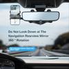 360 ° rearview mirror car phone holder and GPS holder swivel universal adjustable telescopic car phone holder  car