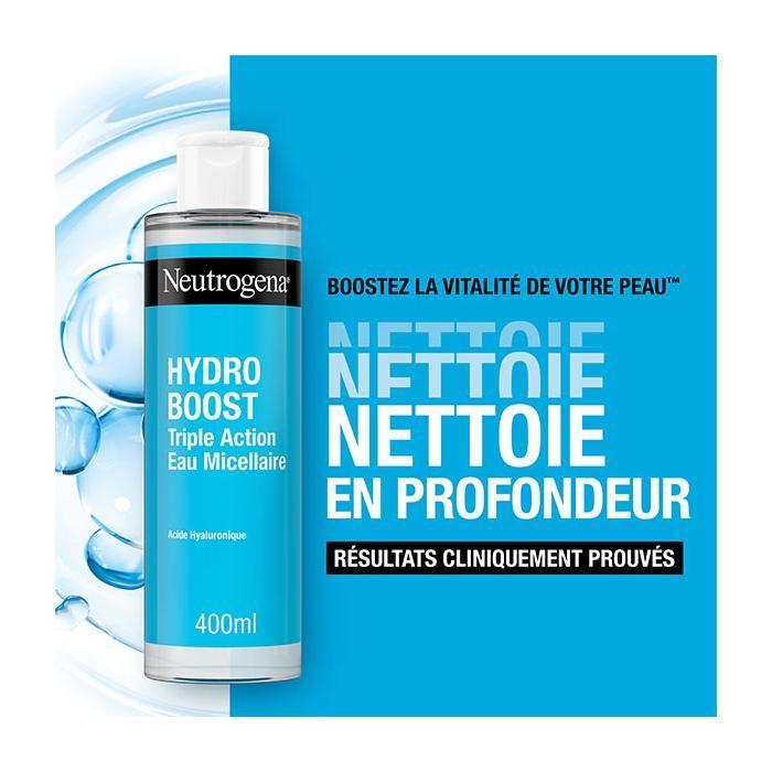 Mizellenwasser - NEUTROGENA - Hydro Boost - 400ml - Dreifache Wirkung - Empfindliche Haut