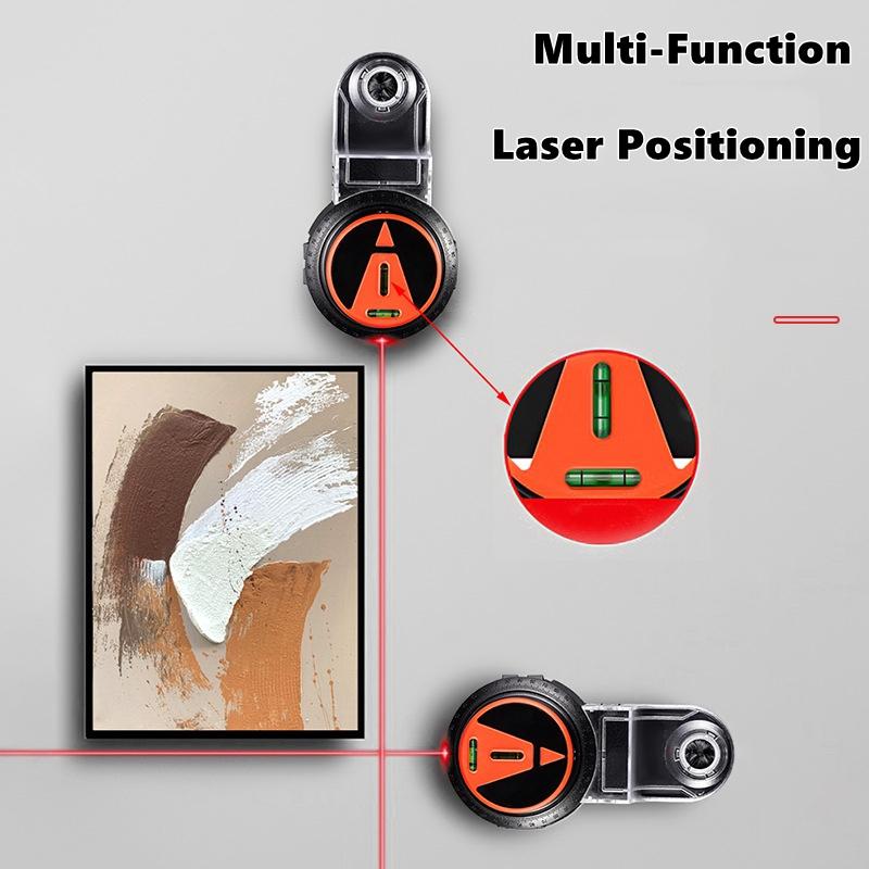 2 in 1 Drill Dust Collector & Laser Level 360° Rotatable Drilling Dust Collector Electric Self-mounting Vacuum Sucker Drilling