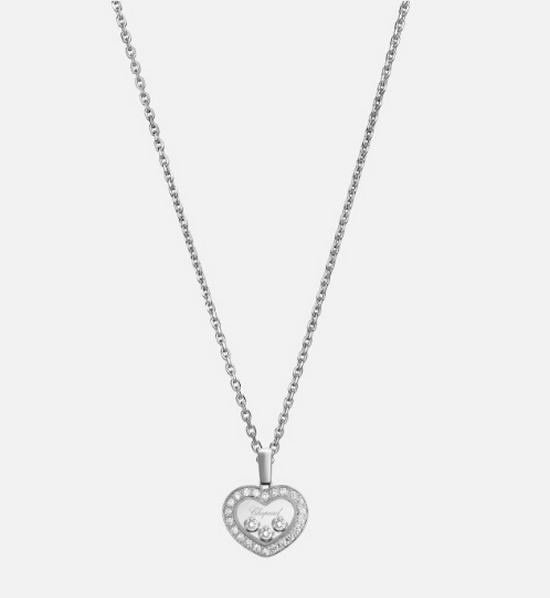 Xiao Family 925 Silver Time Turns Fortune Necklace with Heart-Shaped Diamond Perfume Bottle and Starry Sky Design
