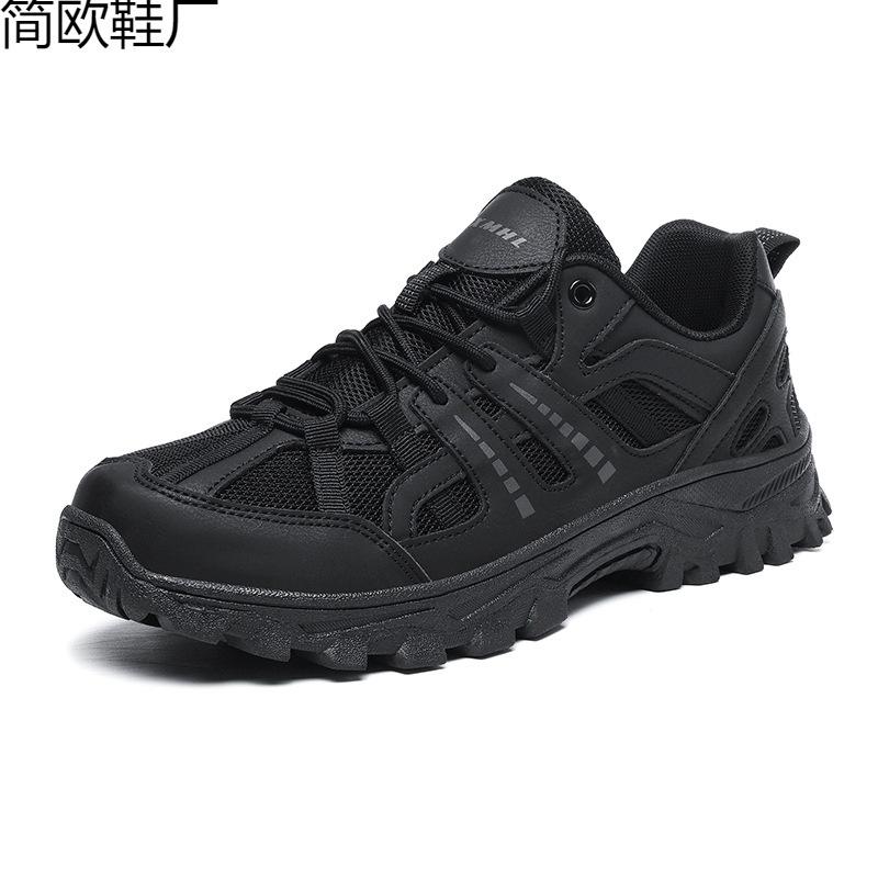 Four Seasons Mesh Breathable Couple Casual Outdoor Hiking Shoes Large Size Low Top Hiking Shoes Shipping 36