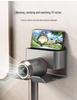 Wall-Mounted Hair Dryer Rack: Bathroom Storage Shelf & Hanging Bracket