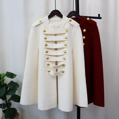 Autumn and Winter New Medium and Long Styles, Loose Temperament Knitted Double-sided Woolen Cloak, Sweater, Shawl Women