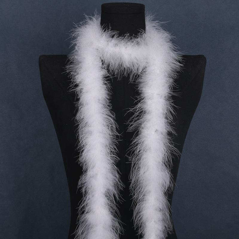 About 2 Meters Long-Haired Turkey Feather Clothing Pet Supplies Car Ornaments Flower Lights Christmas Supplies Diy Decoration