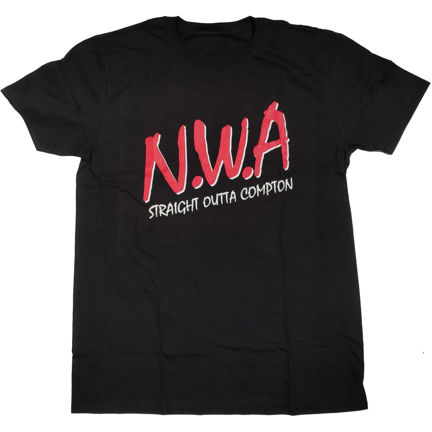 NWA Band Straight Outta Compton Cotton Black T Shirt UR744 S