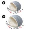 Herbst Winter Warm Solide Fleece Bettmatte Weich Fussel Schlaf Bett Nistplatz Runde Form für Kleintier Igel Hamster Kaninchen Nester Matte