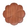 Red Sandalwood Cup Mat Chinese Wooden Coffee Pad Beautiful View Thermal Mahogany Cup Torch Cup Mat
