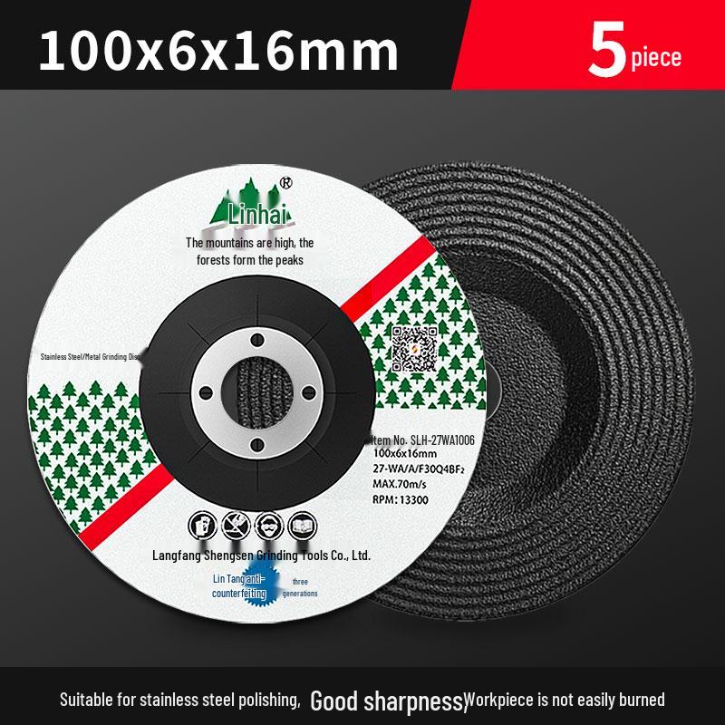 

Lin Hai 100x6 Angle Grinder Disc for Polishing & Cutting Metal and Stainless Steel