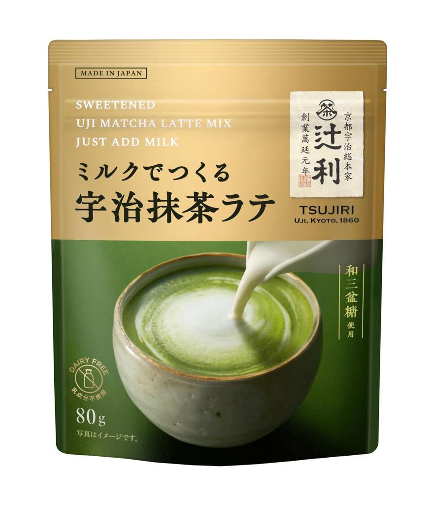 Tsujiri Uji Matcha Latte with Milk 80g