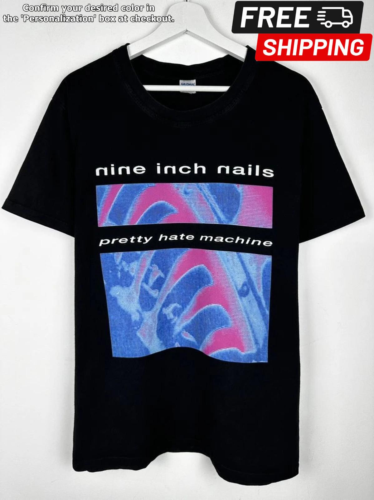 Nine Inch Nails Pretty Hate Machine Rock Band Unisex Heaven Cotton Tshirt KH7764 XXXXL