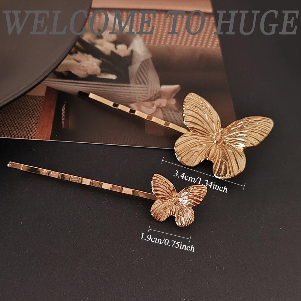 

2 шт. Мода Европа и Америка Ретро Сплав Стрекоза Бабочка Заколка для волос Боковые зажимы для волос для женщин девушек Аксессуары для волос