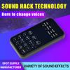 Voice Changer 12 Voice Modes Clear Sound Change Plug Play Live Streaming Microphone Voice Modulator for Home